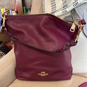 Plum COACH Bucket bag